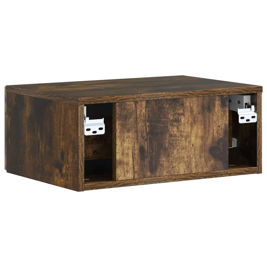 Cabinet de chevet 2 pcs Chêne fumé 49 x 34,5 x 20 cm - 9