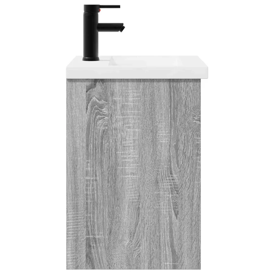 Meuble de salle de bain avec robinet Sonoma gris - 6