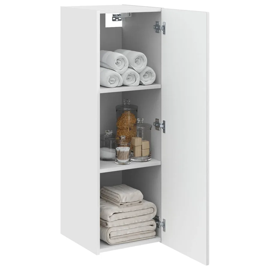 Cabinet de Salle de Bain Mural Blanc 33 x 34,5 x 100 cm - 3
