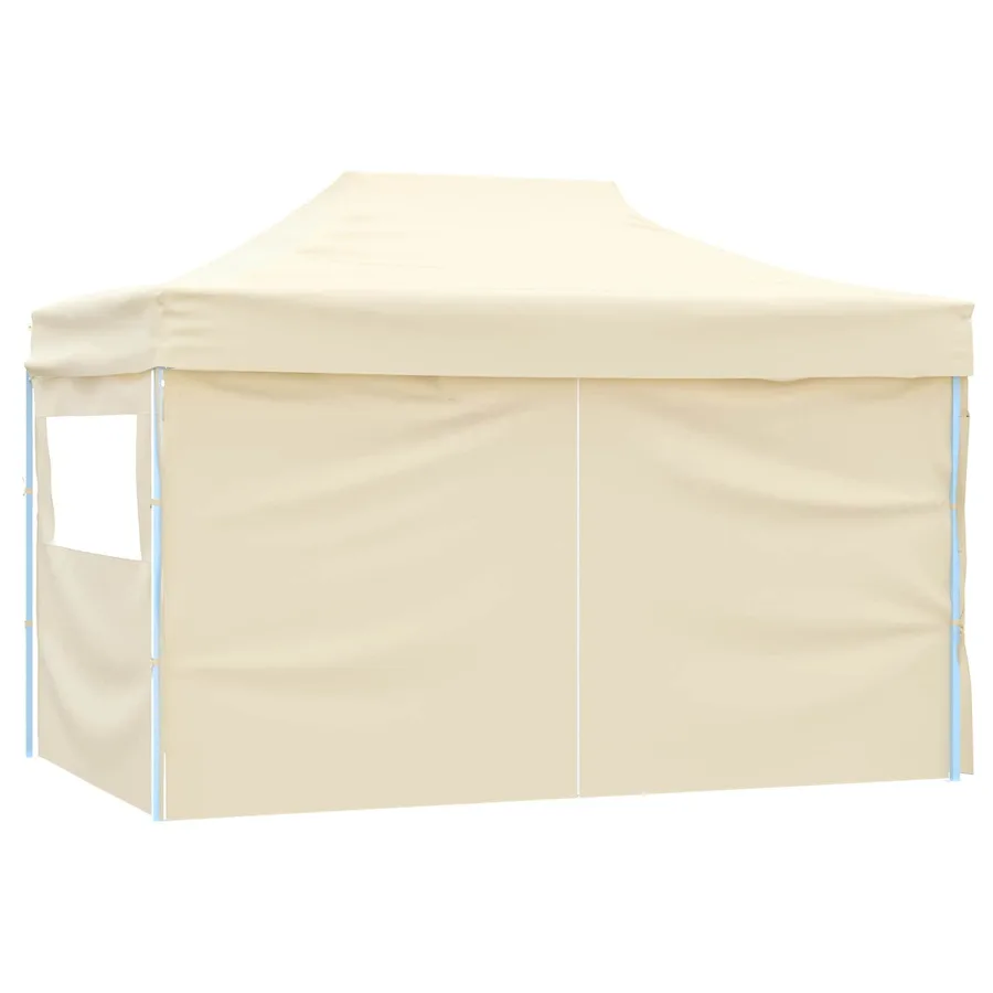 Tente de fête Crème 280 x 410 x 315 cm Tissu Oxford - 4