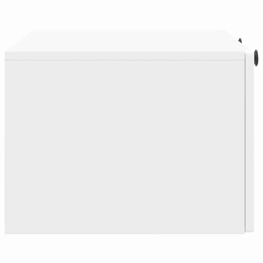 Meuble TV mural Montage mural Blanc brillant 78,5 x 41 x 30 cm - 7