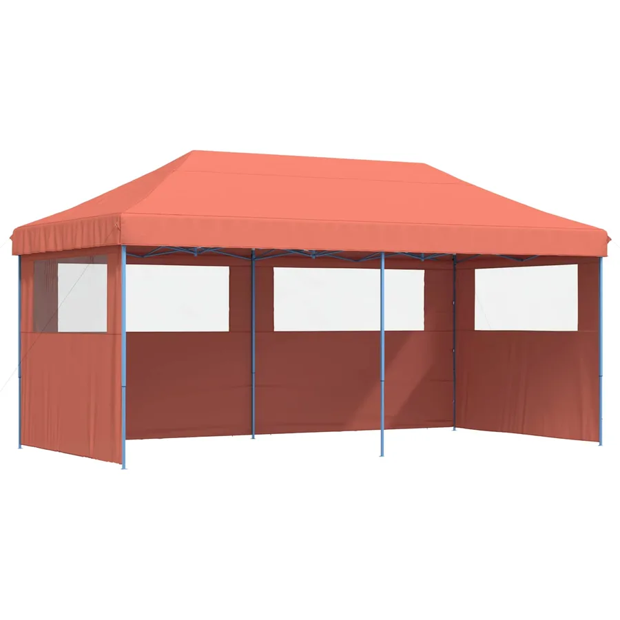 Tente de fête Terre cuite 292 x 580 x 315 cm Tissu Oxford - 2