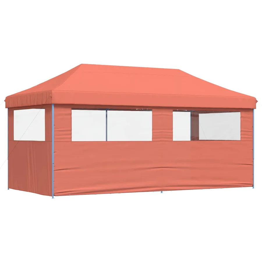 Tente de fête Terre cuite 292 x 580 x 315 cm Tissu Oxford - 6