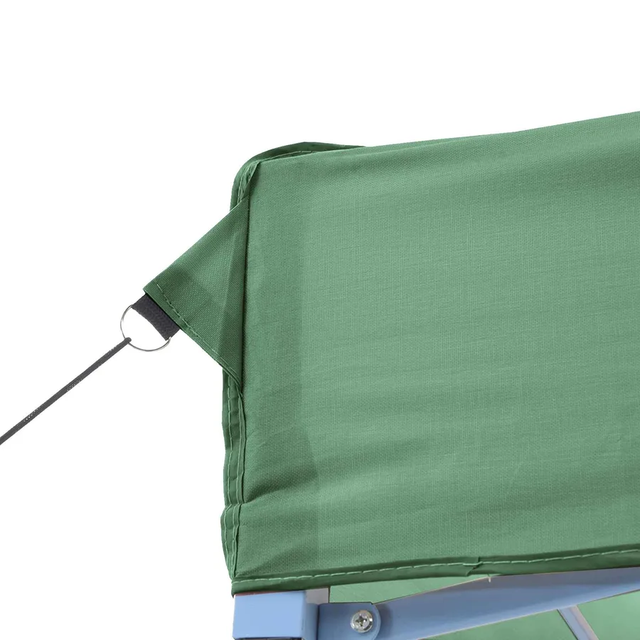 Tente de fête Vert 292 x 580 x 315 cm Tissu Oxford - 7