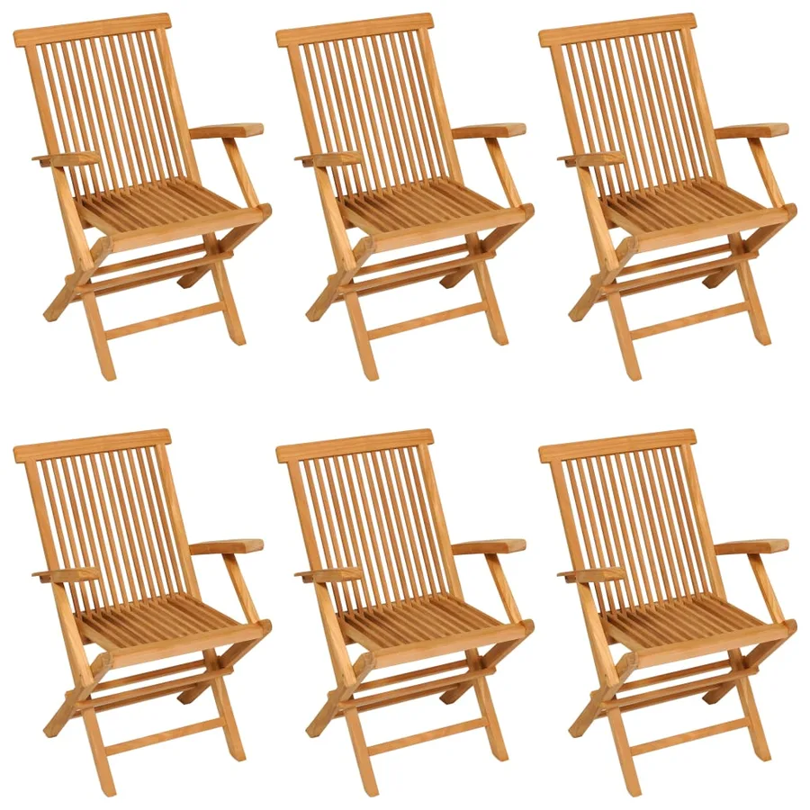 Garden Lounge Set 7 pcs Solid Teak Wood - 7