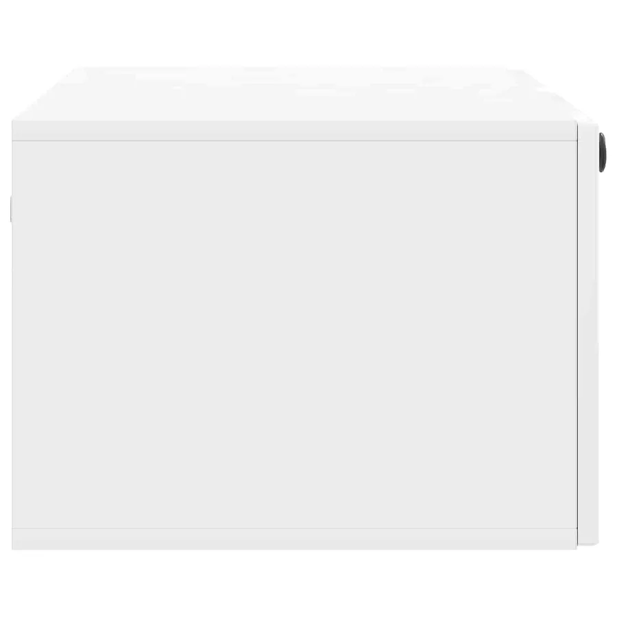 Meuble TV mural Montage mural Blanc brillant 78,5 x 41 x 30 cm - 7