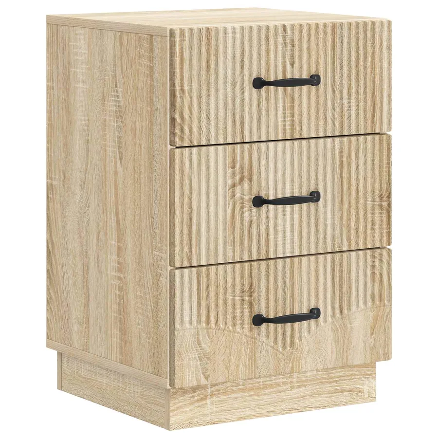 Cabinet de chevet avec tiroir Chêne Sonoma 43 x 41 x 63,5 cm - 2
