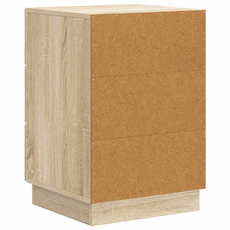 Cabinet de chevet avec tiroir Chêne Sonoma 43 x 41 x 63,5 cm - 7