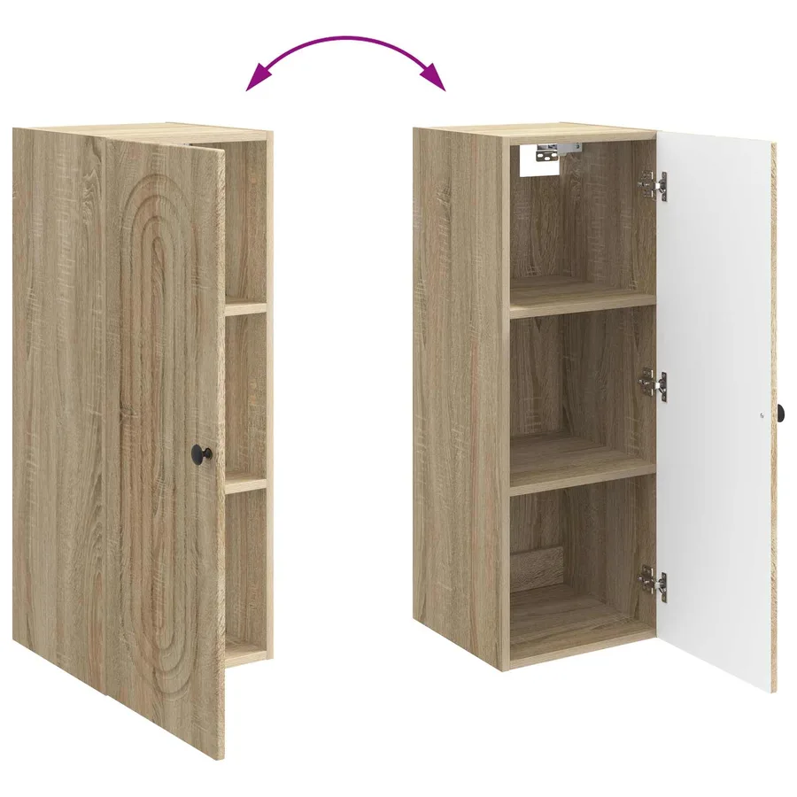 Armoire Murale Chêne Sonoma 33 x 34,5 x 90 cm Bois d'ingénierie - 8