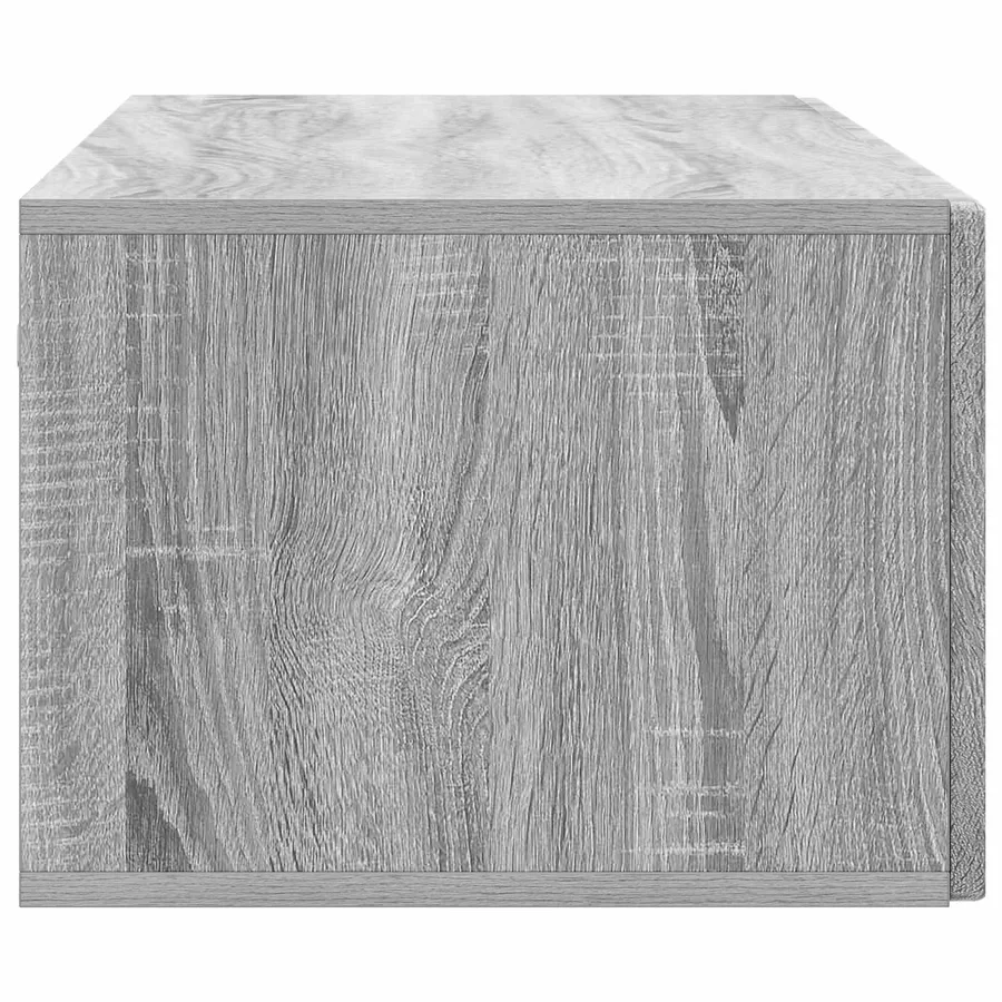 Meuble TV mural Sonoma gris 98 x 41 x 30 cm Bois d'ingénierie - 7