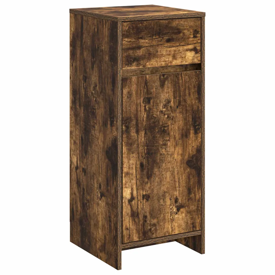 Armoire de salle de bain Chêne fumé 35 x 36,5 x 85 cm - 2