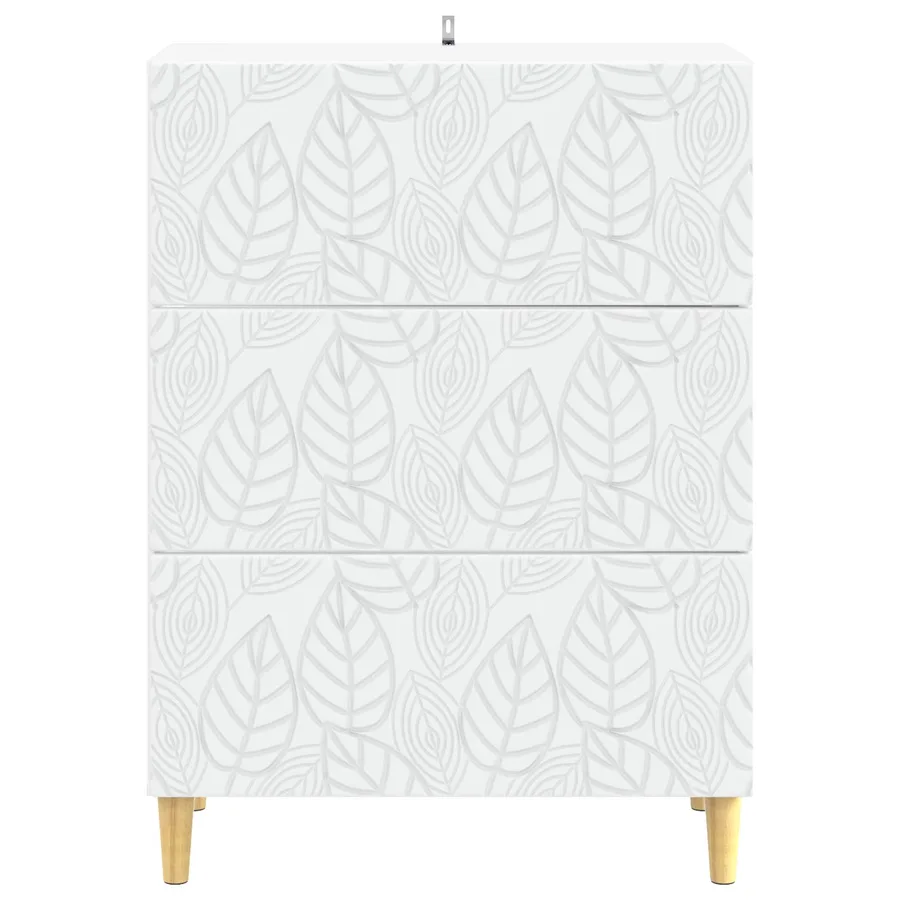 Armoire à tiroirs Blanc 66 x 34,5 x 90 cm Bois d'ingénierie - 5