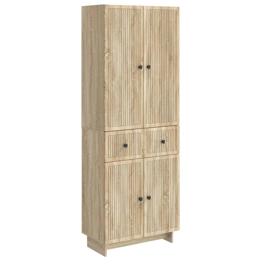 Ensemble de Meubles 2 pcs 66 x 34,5 x 90 cm Bois d'ingénierie - 2