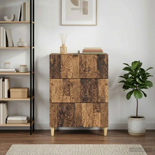 Armoire à tiroirs Bois ancien 66 x 34,5 x 90 cm