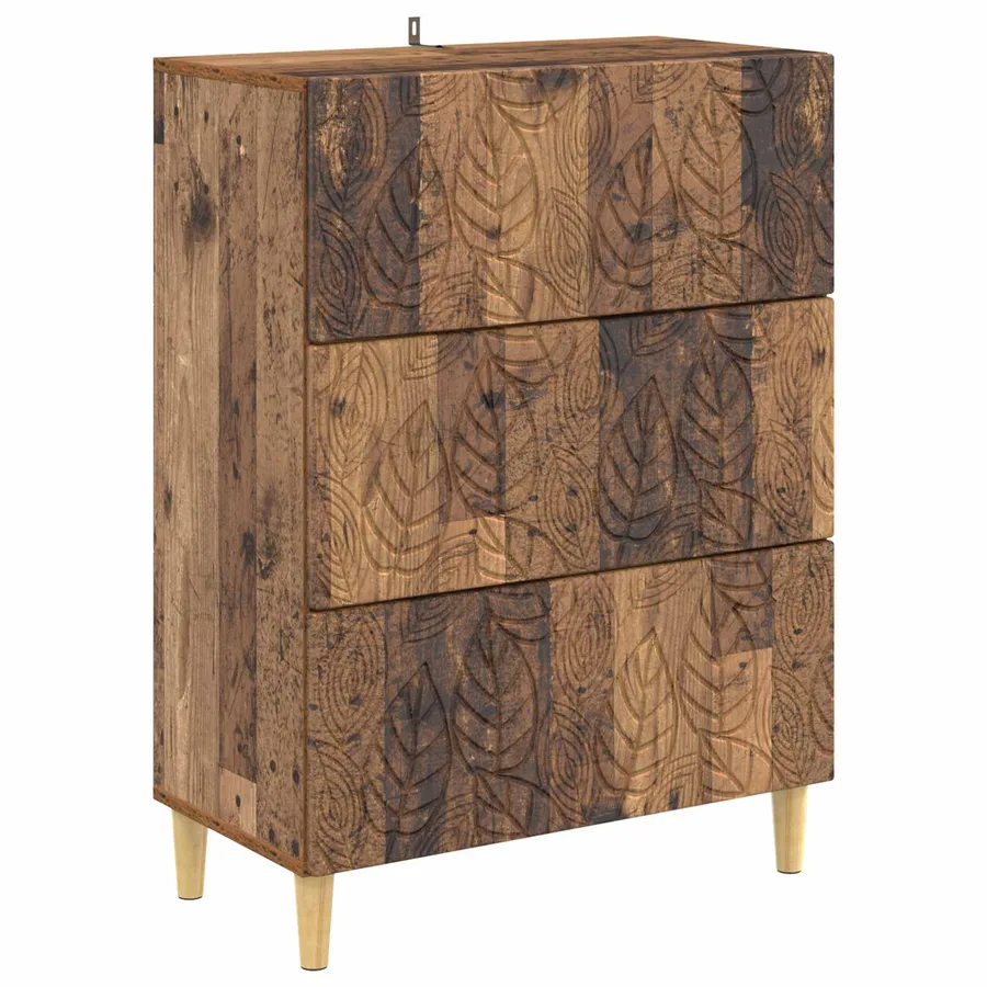 Armoire à tiroirs Bois ancien 66 x 34,5 x 90 cm - 2