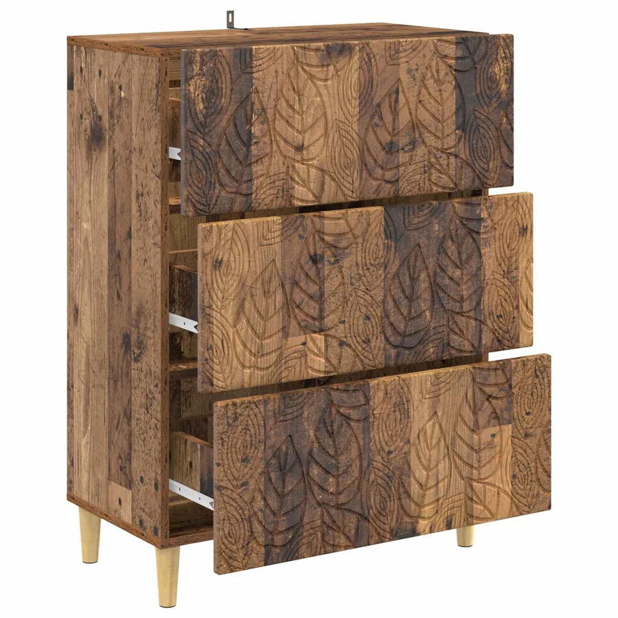 Armoire à tiroirs Bois ancien 66 x 34,5 x 90 cm - 4