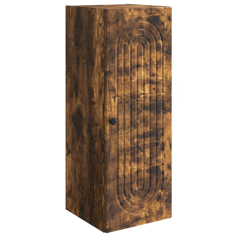 Armoire Murale Chêne fumé 33 x 34,5 x 90 cm Bois d'ingénierie - 2