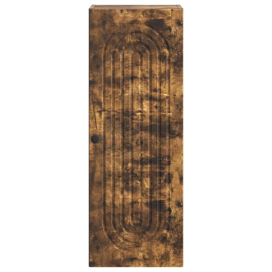 Armoire Murale Chêne fumé 33 x 34,5 x 90 cm Bois d'ingénierie - 4