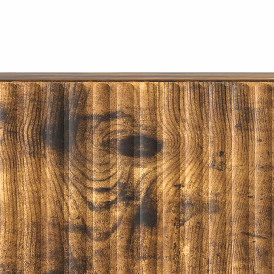 Meuble TV Chêne fumé 147 x 34,5 x 30 cm Bois d'ingénierie - 10