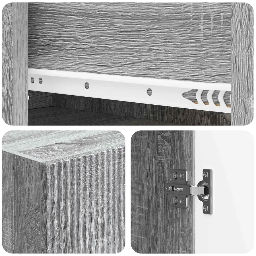 Ensemble de Meubles 2 pcs 66 x 34,5 x 90 cm Bois d'ingénierie - 8