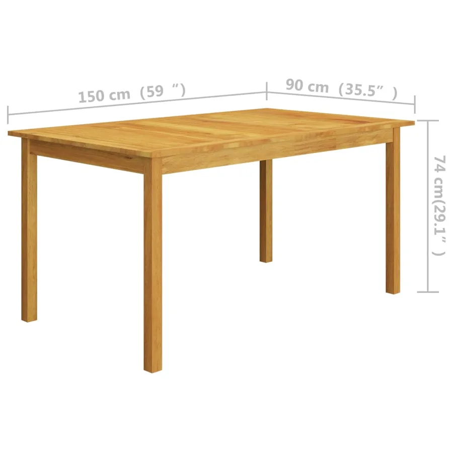 Ensemble à manger de jardin 5 pcs Gris - 12