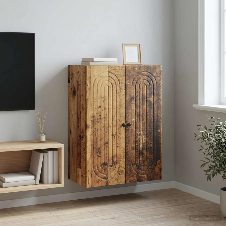 Armoire Murale Bois ancien 66 x 34,5 x 90 cm Bois d'ingénierie