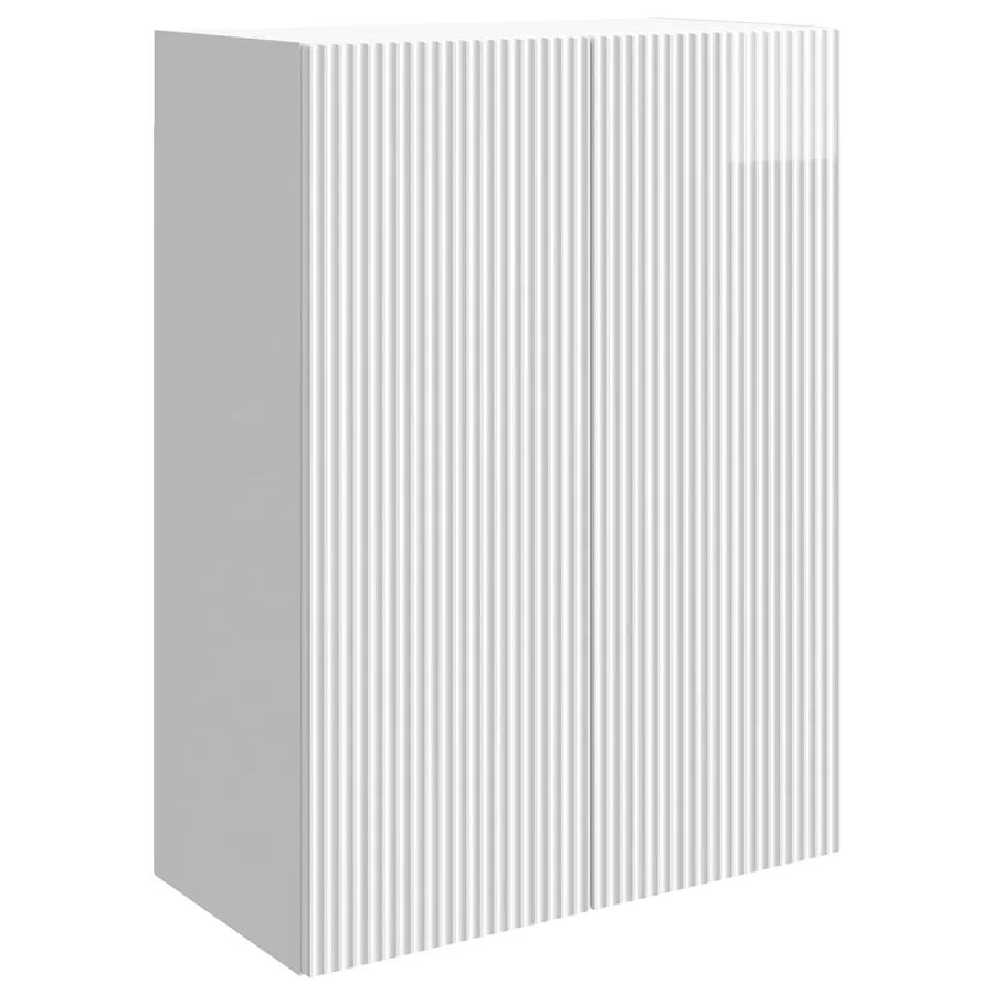 Armoire Murale Blanc brillant 66 x 34,5 x 90 cm - 2