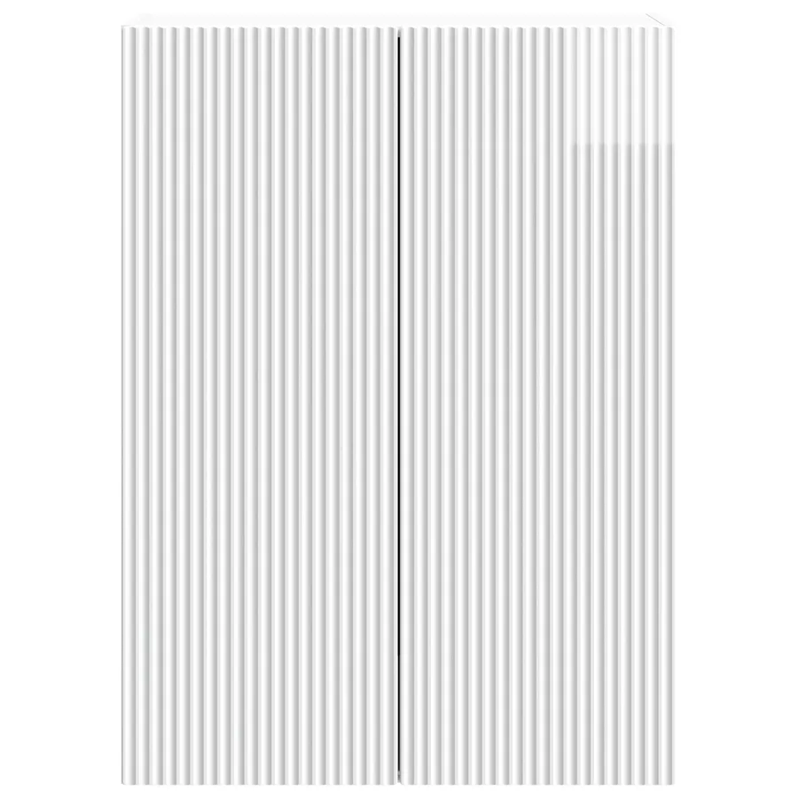 Armoire Murale Blanc brillant 66 x 34,5 x 90 cm - 4
