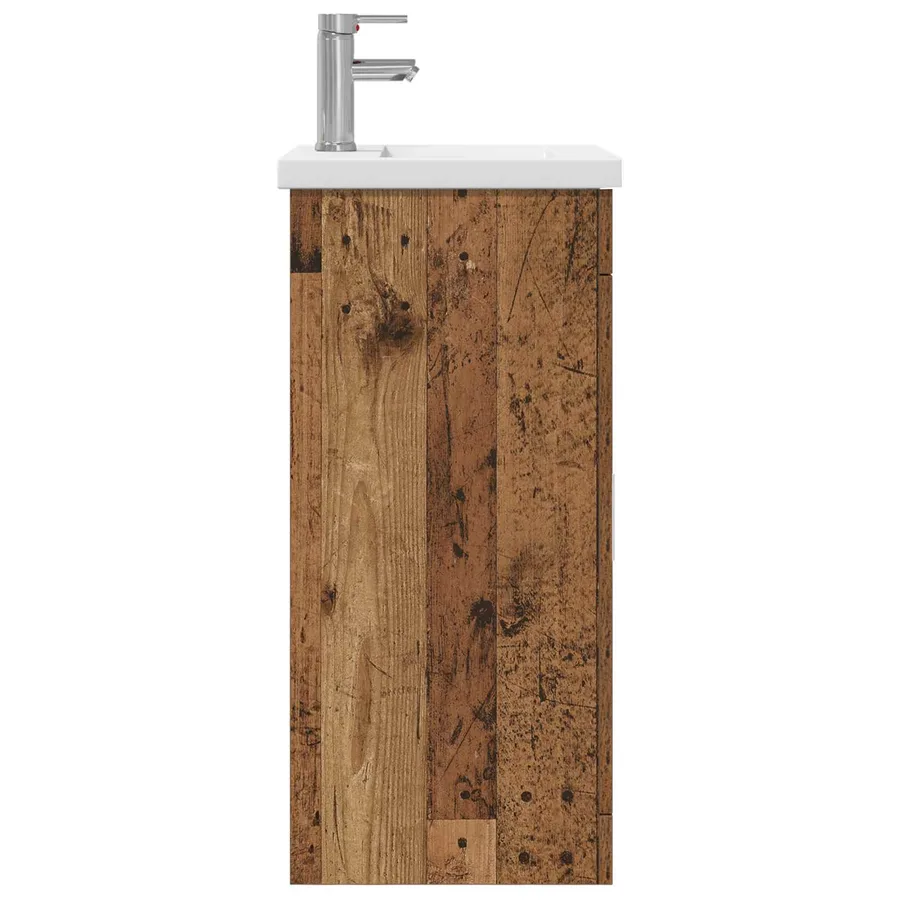 Meuble de salle de bain avec évier Bois ancien - 5