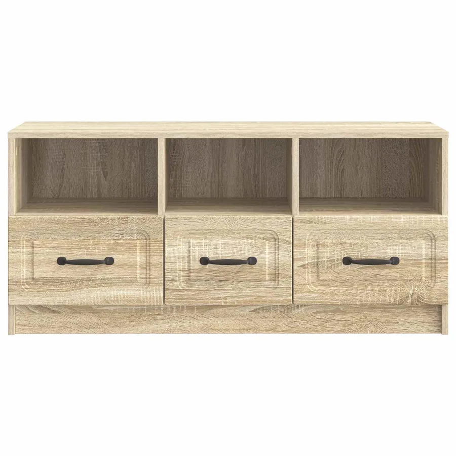 Meuble TV Chêne Sonoma 102 x 34,5 x 47 cm Bois d'ingénierie - 6