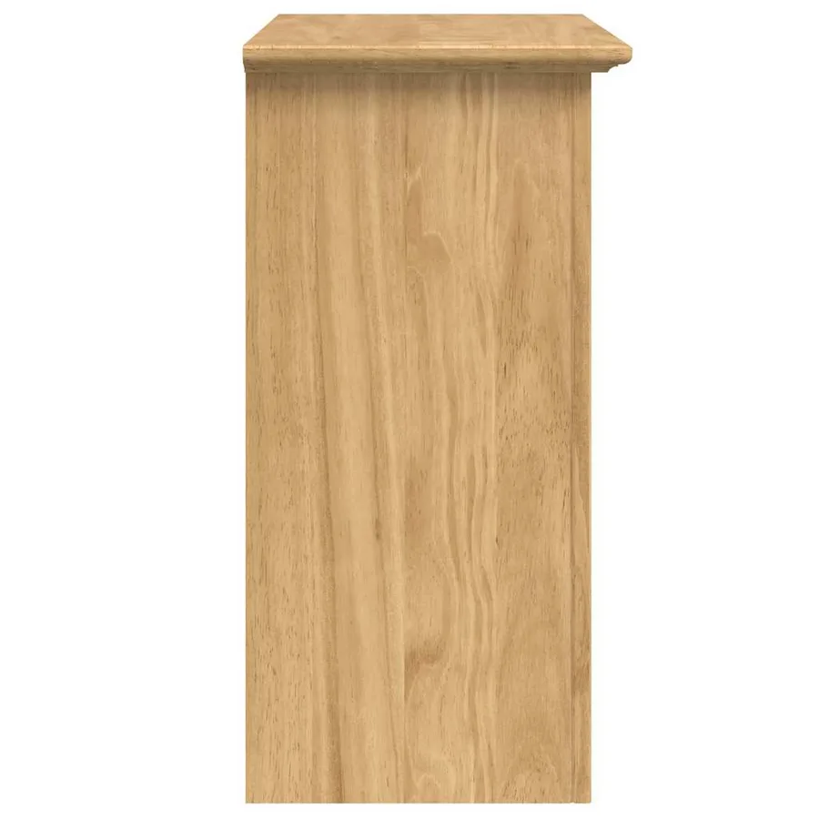 Armoire murale de salle de bain avec stockage BODO Marron miel - 5