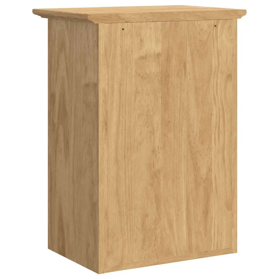 Armoire murale de salle de bain avec stockage BODO Marron miel - 6
