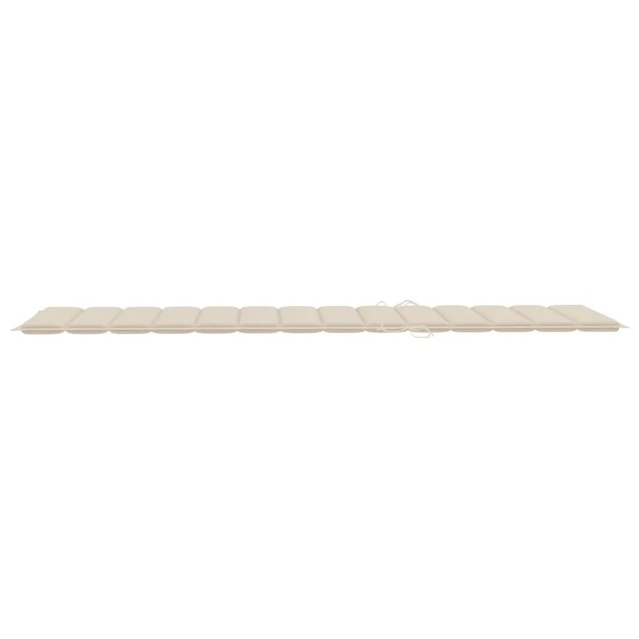Chaises longues lot de 2 avec coussins Bois d'acacia solide - 13