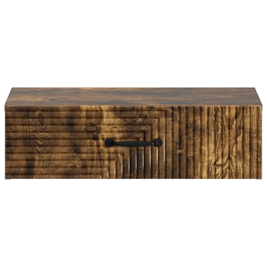 Table d'appoint murale Chêne fumé 59 x 34,5 x 17 cm - 5