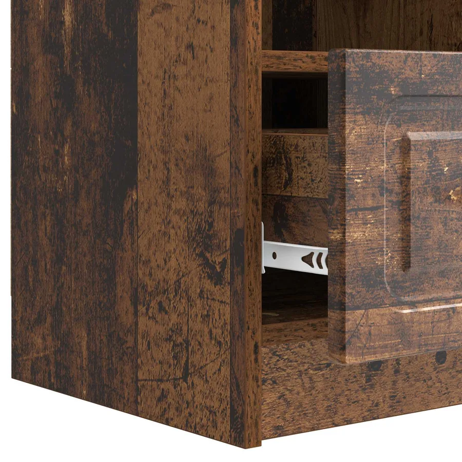 Meuble TV Bois ancien 102 x 34,5 x 47 cm Bois d'ingénierie - 9