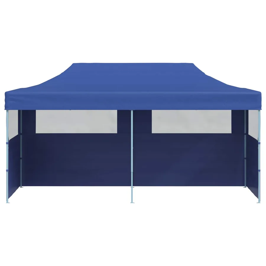 Tente de fête Bleu 291 x 580 x 315 cm Tissu Oxford - 4