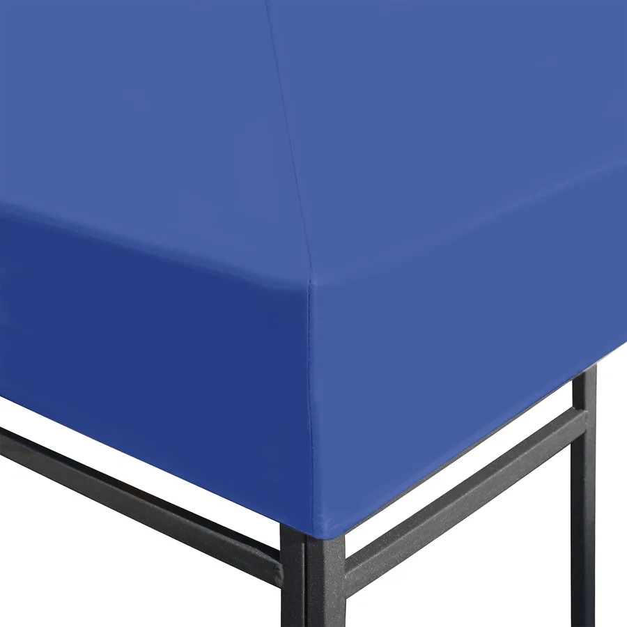 Housse de Gazebo 300 x 400 cm Bleu - 3