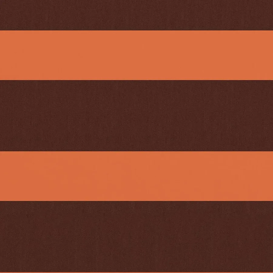Écran de balcon Orange et marron 120x500 cm Tissu Oxford - 2