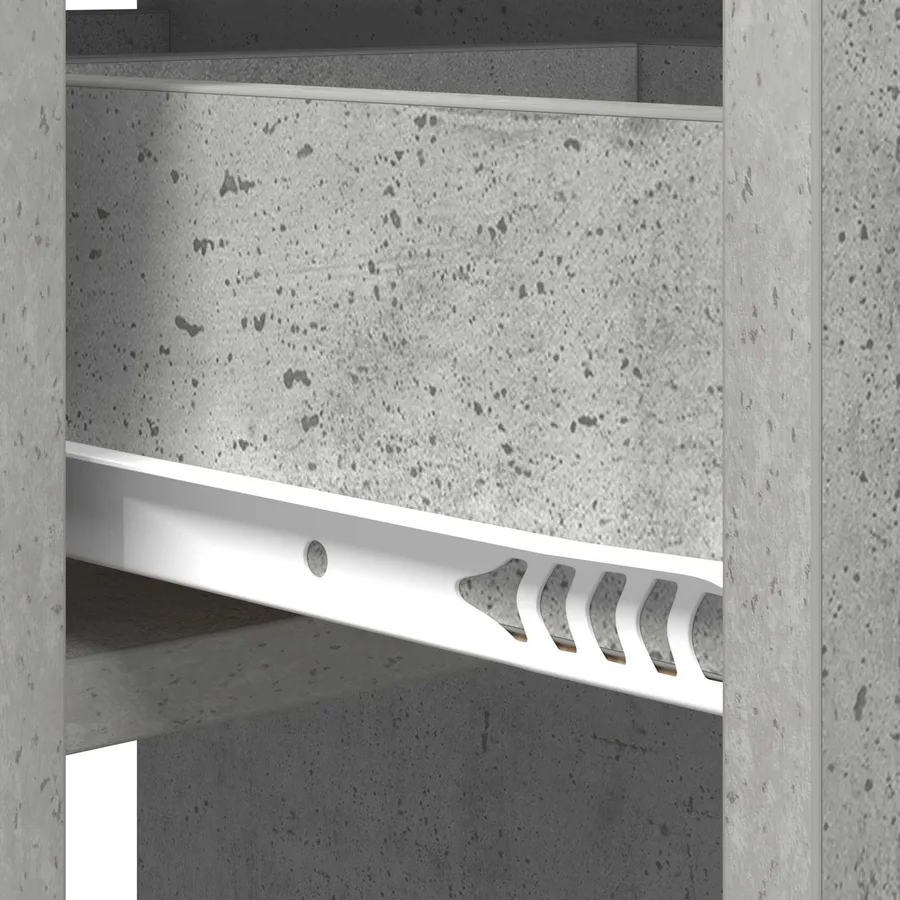 Table à dîner 115 x 70 x 75 cm Bois d'ingénierie Gris béton - 9