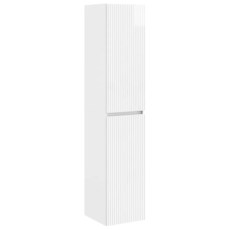 Cabinet de Salle de Bain Mural Blanc brillant - 2