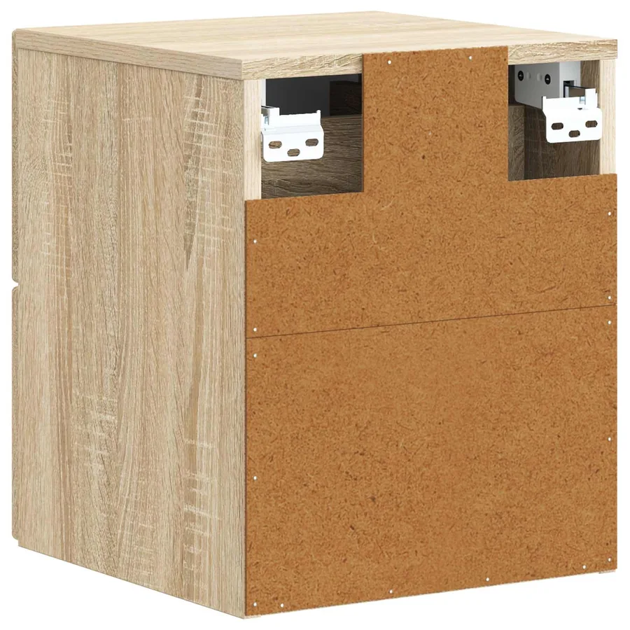 Cabinet de chevet mural Chêne Sonoma 33 x 34,5 x 40 cm - 7