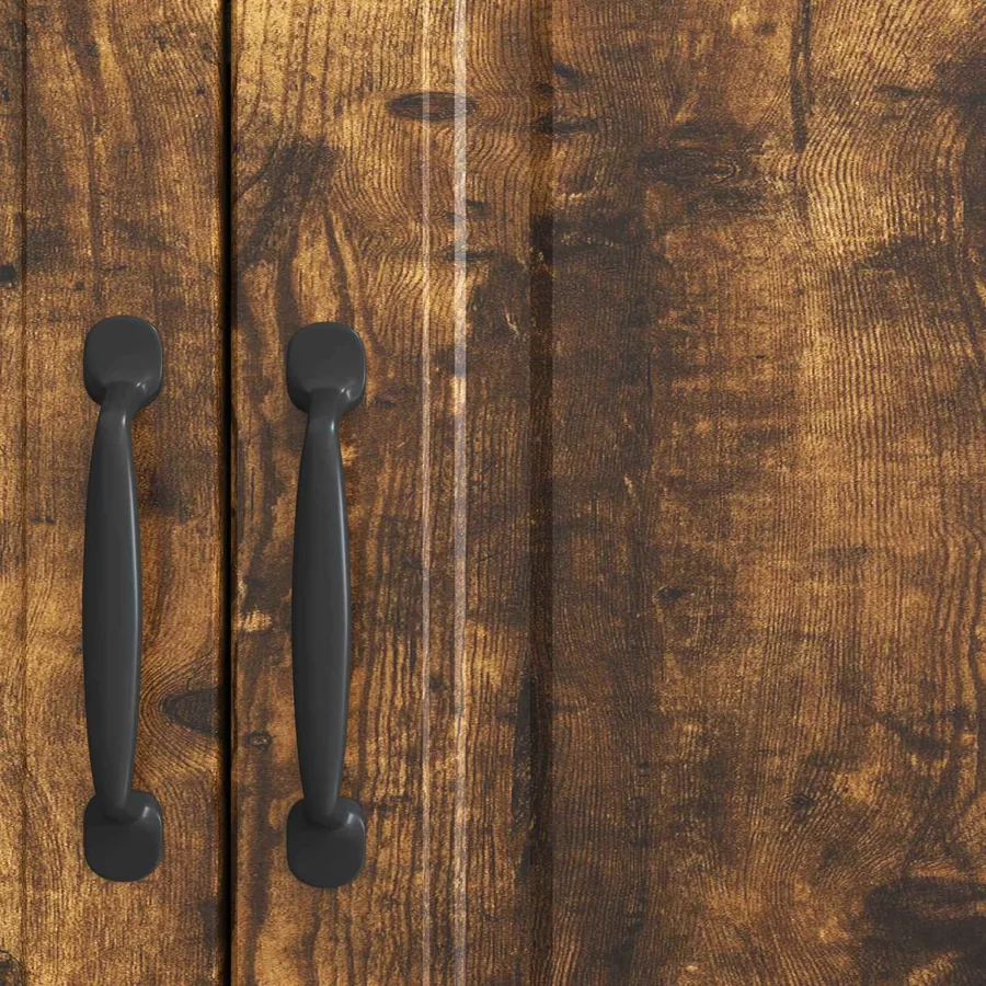 Buffet Chêne fumé 66 x 34,5 x 87 cm Bois d'ingénierie - 8