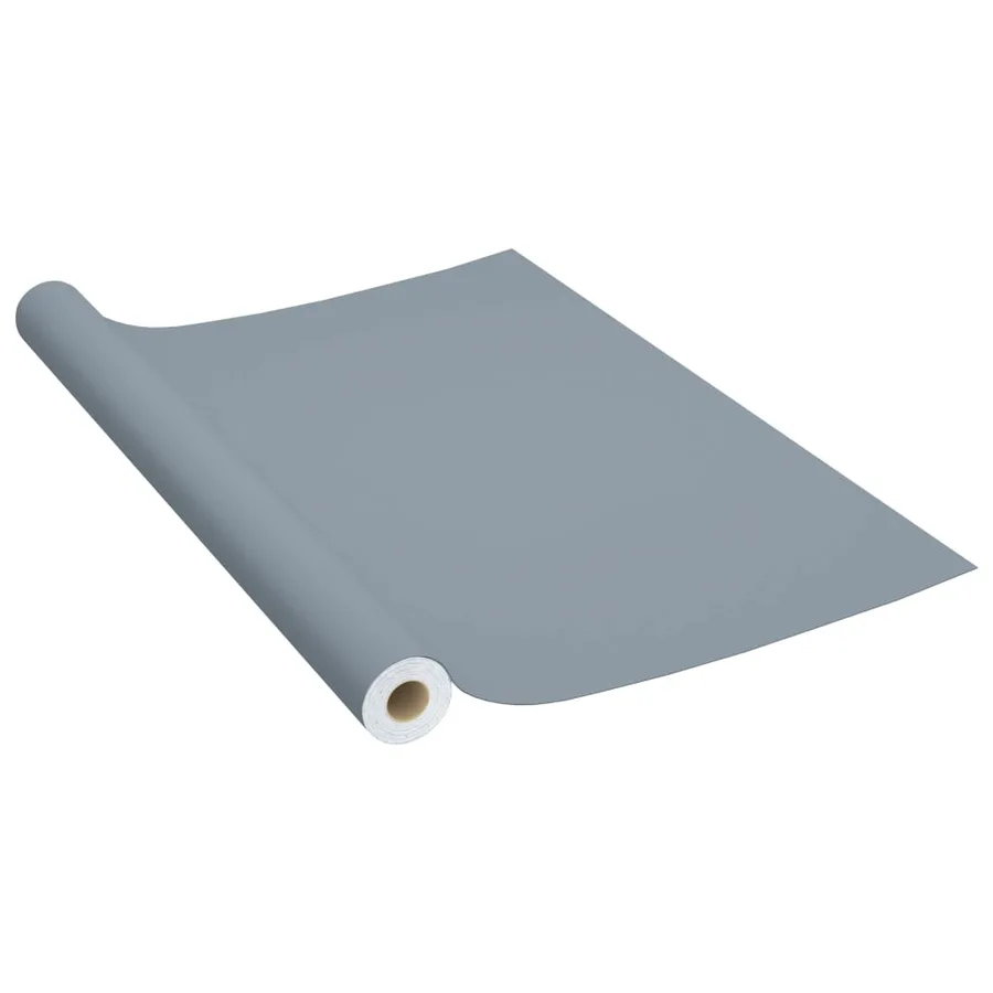 Film autoadhésif pour meubles Gris 500x90 cm PVC - 2