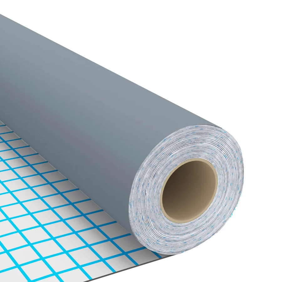 Film autoadhésif pour meubles Gris 500x90 cm PVC - 4