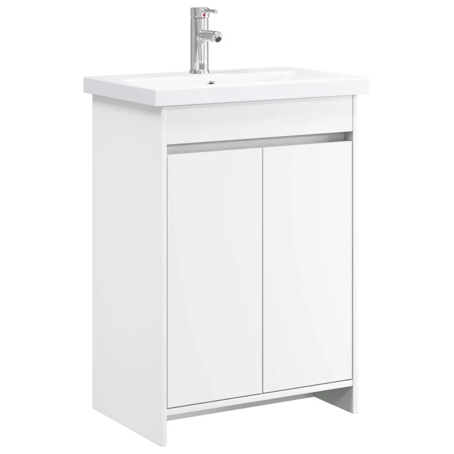 Ensemble de mobilier de salle de bain Blanc 61 x 40 x 84,5 cm - 2