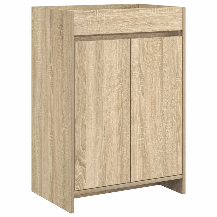 Ensemble de mobilier de salle de bain Chêne Sonoma - 4