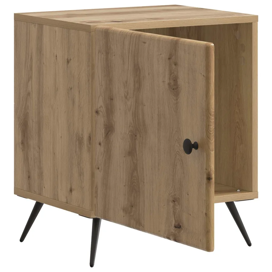 Cabinet de chevet Chêne artisanal 43 x 34,5 x 50 cm - 4