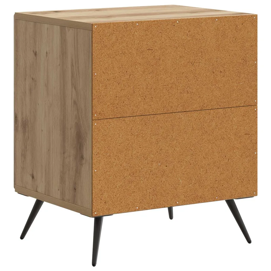 Cabinet de chevet Chêne artisanal 43 x 34,5 x 50 cm - 7
