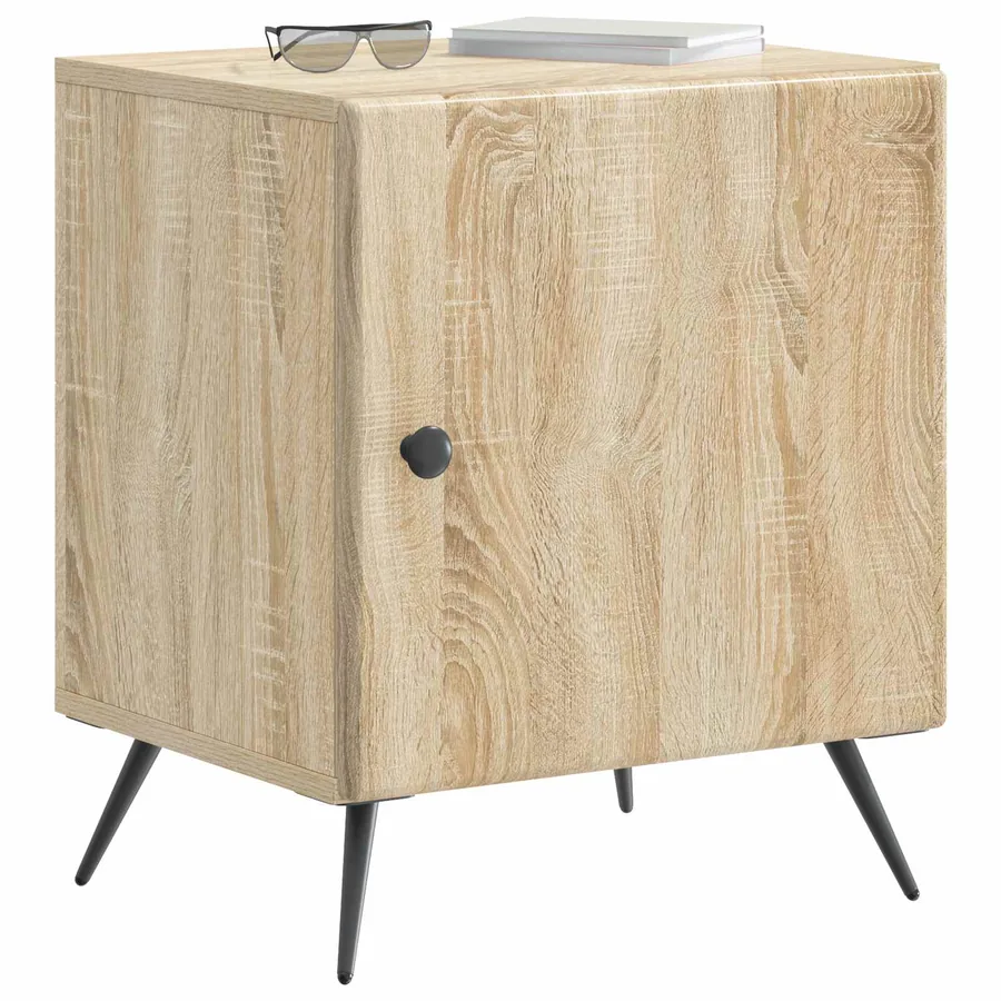 Cabinet de chevet 2 pcs Chêne Sonoma 43 x 34,5 x 50 cm - 3