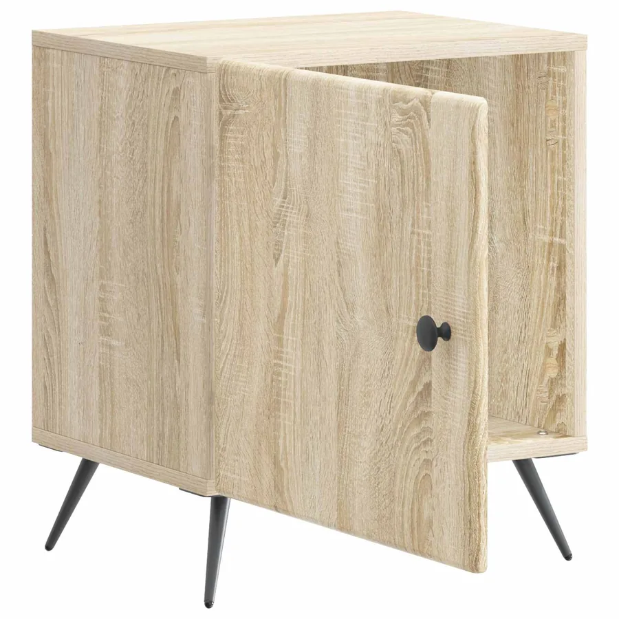Cabinet de chevet 2 pcs Chêne Sonoma 43 x 34,5 x 50 cm - 6